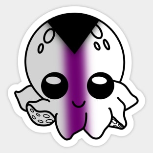 Demisexual Pride Octopus Gradient Flag Sticker